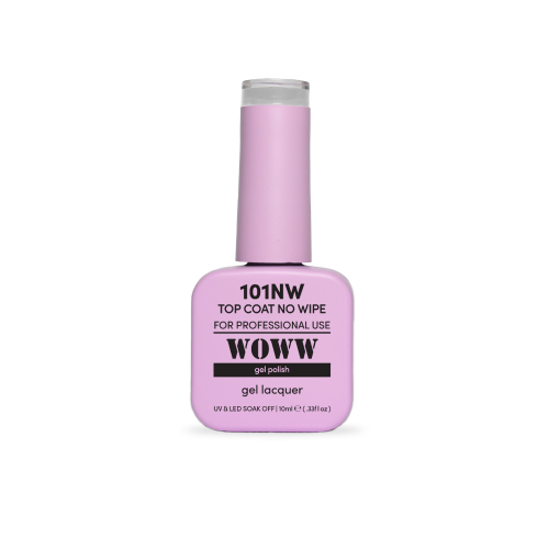 όνιμο Βερνίκι New Woww Cosmetics 10ml Top Coat No Wipe - 101NW
